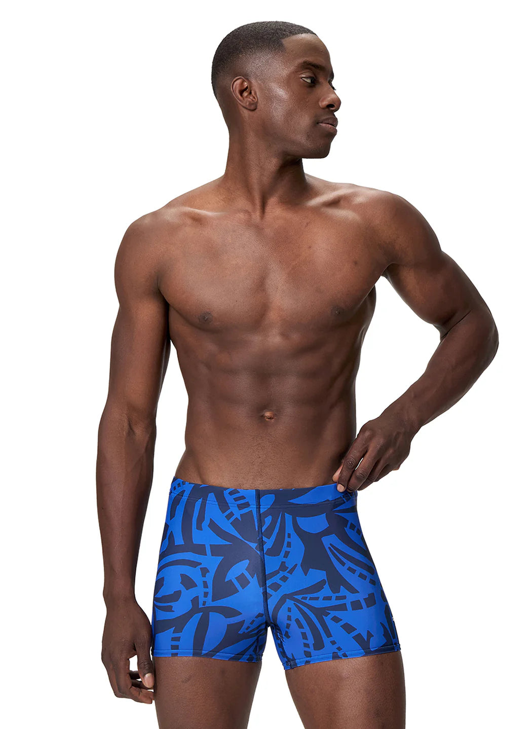Speedo Men's Beachstar Print Square Leg Swimsuit