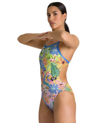 Arena Women's Feel the Nature Challenge Back One Piece Swimsuit