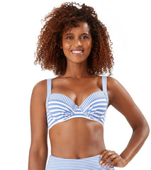 Tommy Bahama Women's Breaker Bay Stripe Underwire Bikini Top (B/C/D/DD Cup)