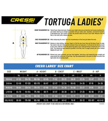 Cressi Women's Tortuga 2.5MM Short Sleeve Springsuit Wetsuit