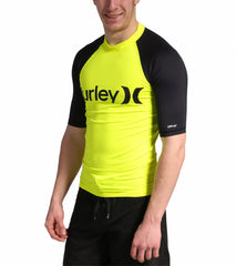 Hurley Men's One & Only Neon S/S Rashguard