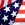 Wet Products Beach Umbrella Sling Pack with Tilt American Flag