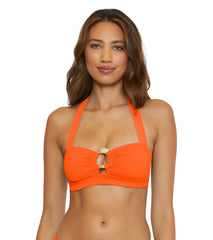 Becca Swim Women's Baja Mar Bandeau Bikini Top