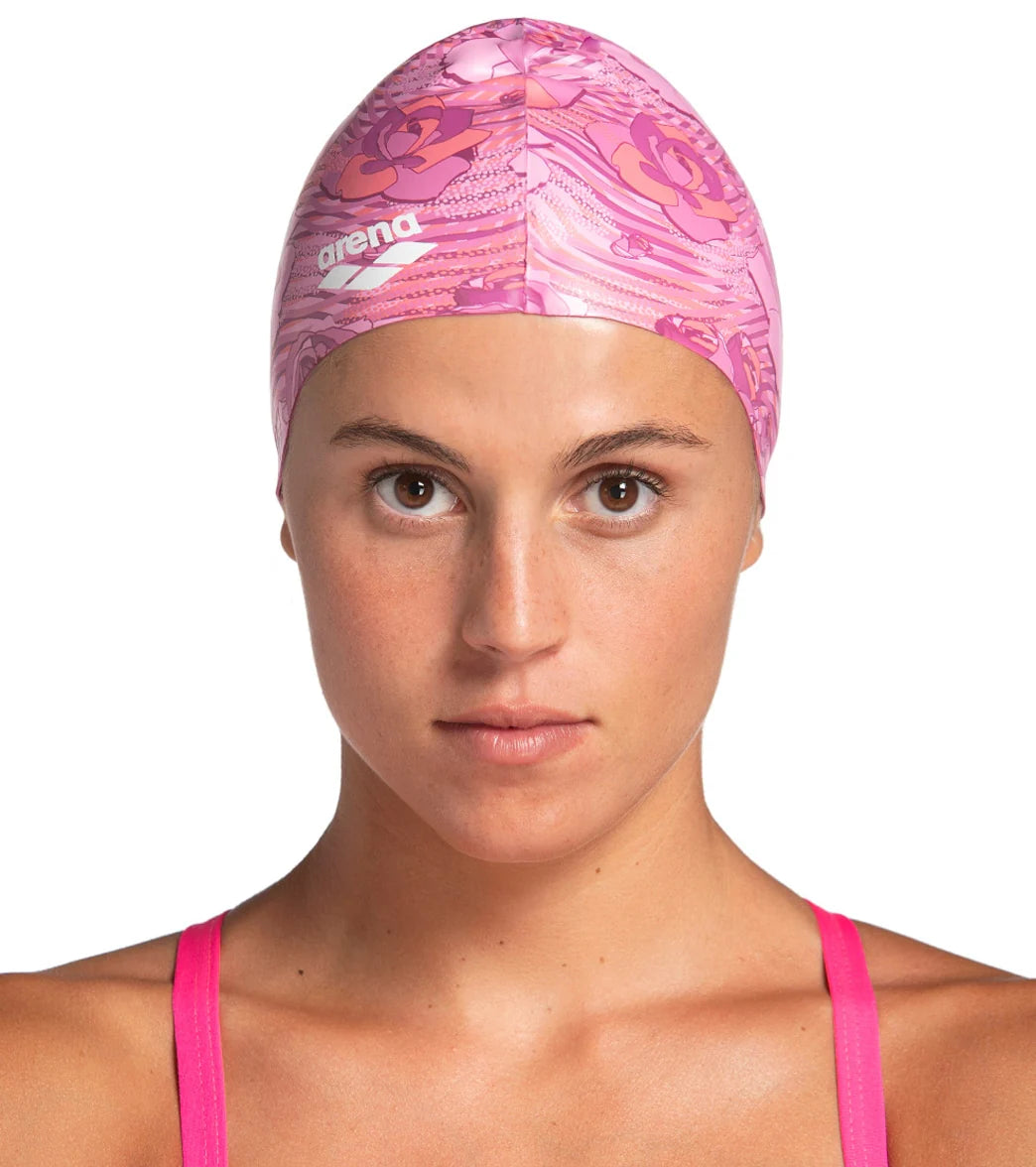 Arena Breast Cancer Awareness Flat Silicone Swim Cap