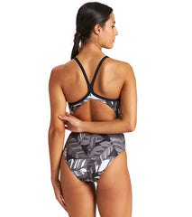 Arena Women's Tropicals Light Drop Back One Piece Swimsuit