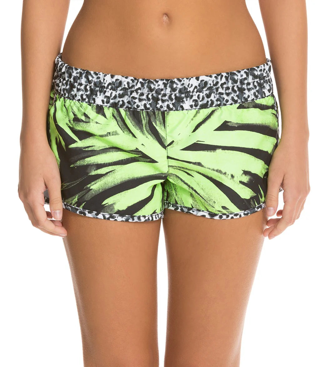 Hurley Supersuede Printed 2.5" Beachrider Palm Boardshort