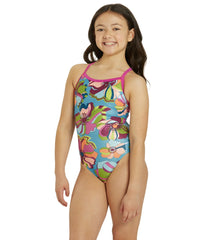Sporti x Gretchen Walsh In Bloom Thin Strap One Piece Swimsuit Youth (22-28)