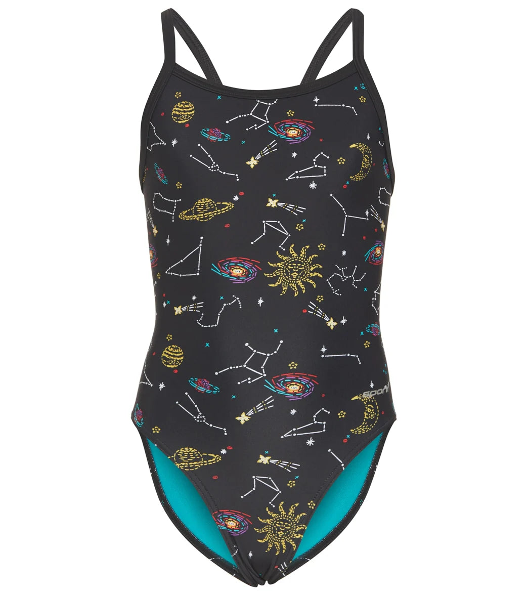 Sporti Celestial Thin Strap One Piece Swimsuit Youth (22-28)