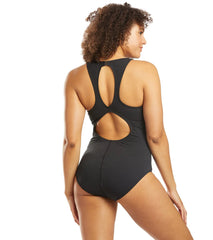 Speedo Women's High Neck One Piece Swimsuit
