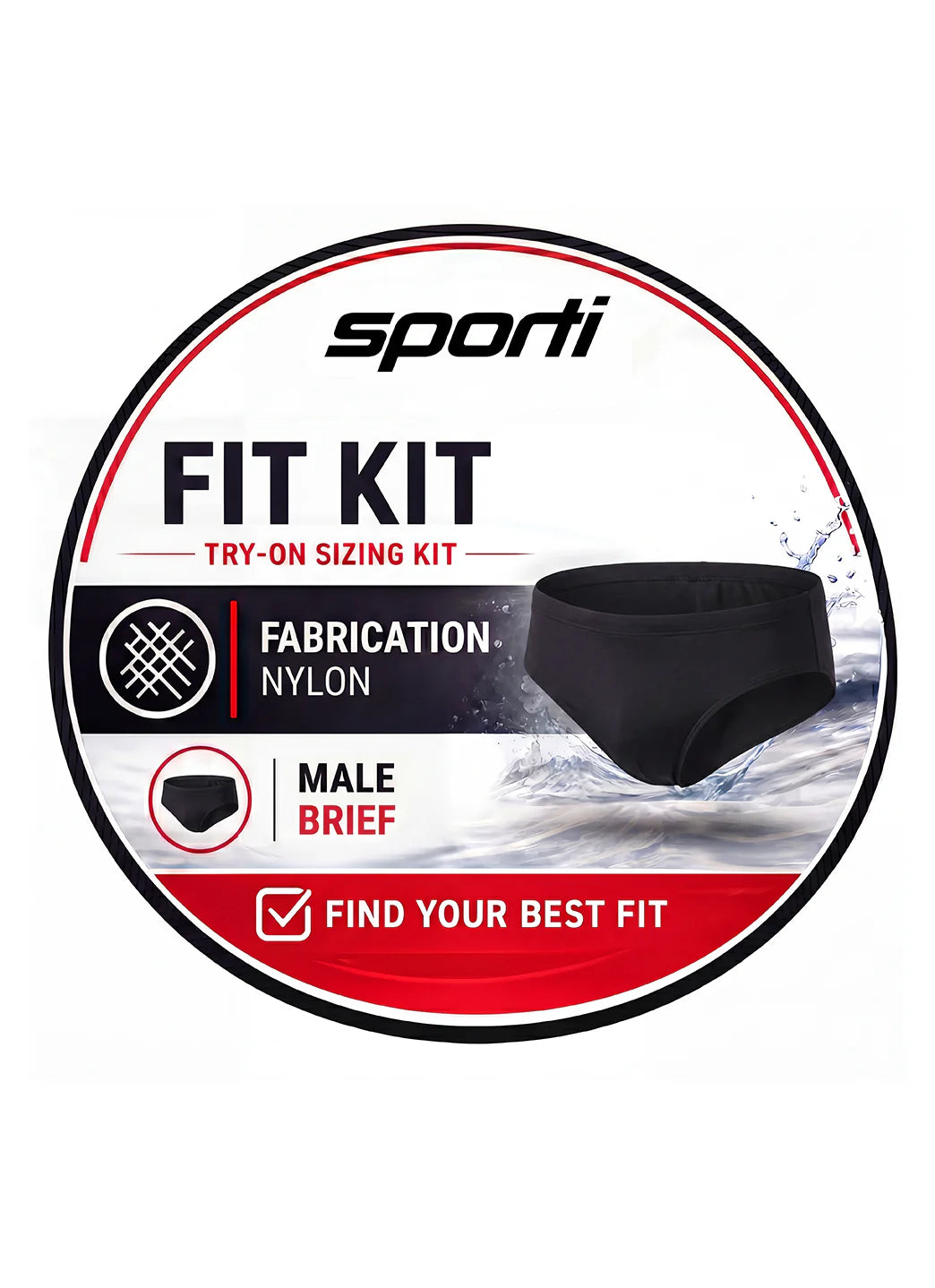 Sporti HydroLast Team Brief - Fit Kit