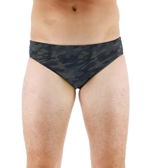 TYR Men's Blackout Camo Racer Brief Swimsuit