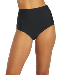 ClubSwim Tummy Control Solid High Waist Swim Brief Bottom