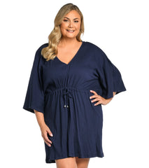 Maxine Plus Size Kimono Cover Up Tunic