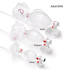 KEMP USA Lifeguard AMBU Adult Bag Valve Mask with HEPA Filter