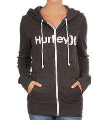 Hurley Girls One And Only Slim Zip Up Hoodie