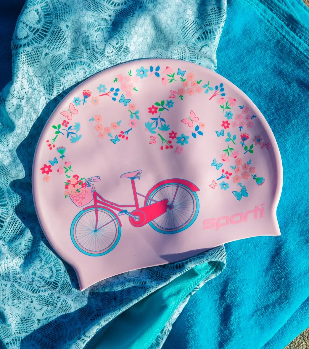 Sporti x Emma Weyant Catalina Island Silicone Swim Cap