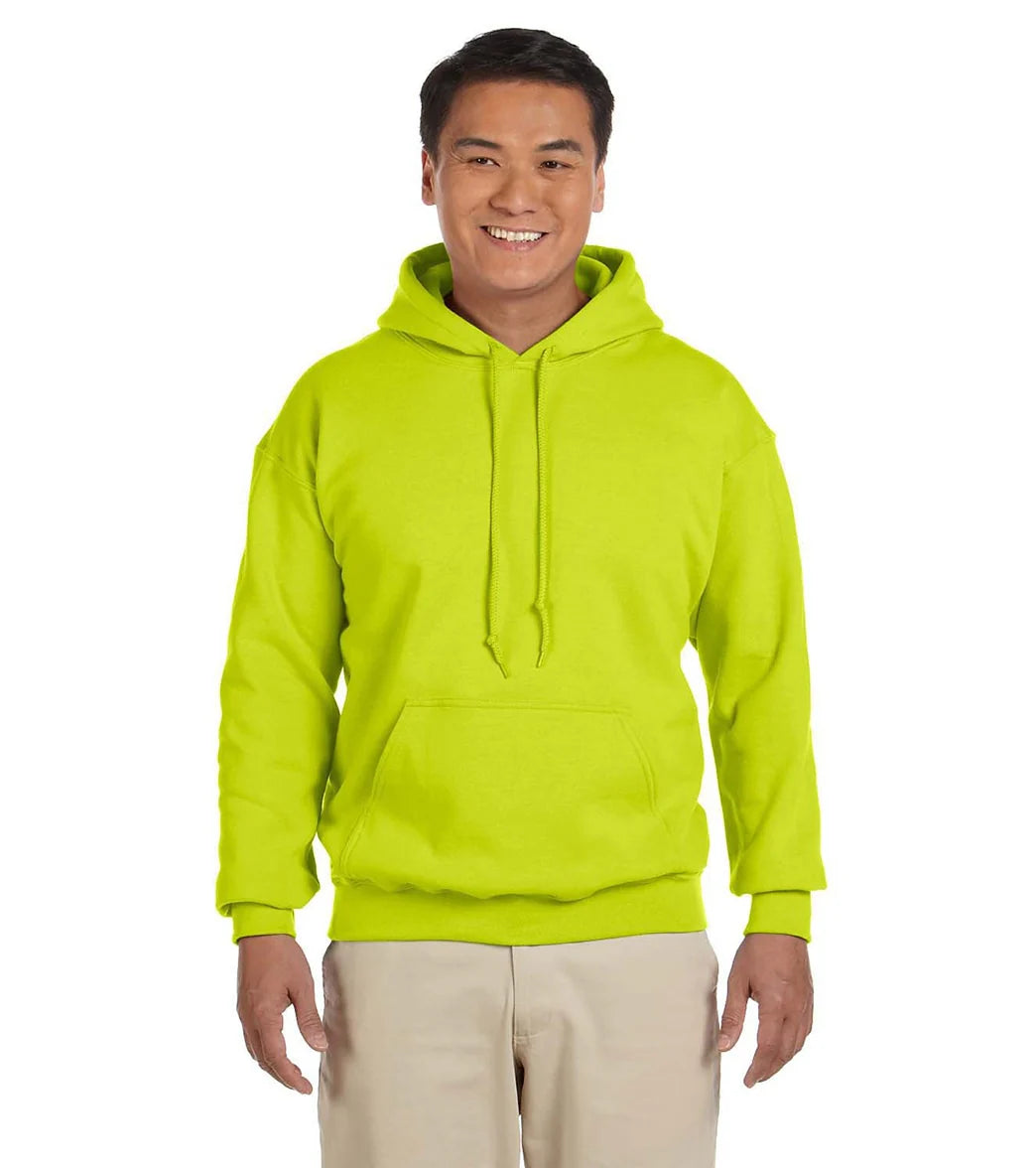 Gildan Unisex Heavy Blend Hoodie Safety Green