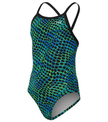 TYR Girls' Swarm Diamondfit One Piece Swimsuit