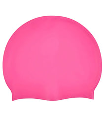 Sporti Solid Neon Silicone Swim Cap
