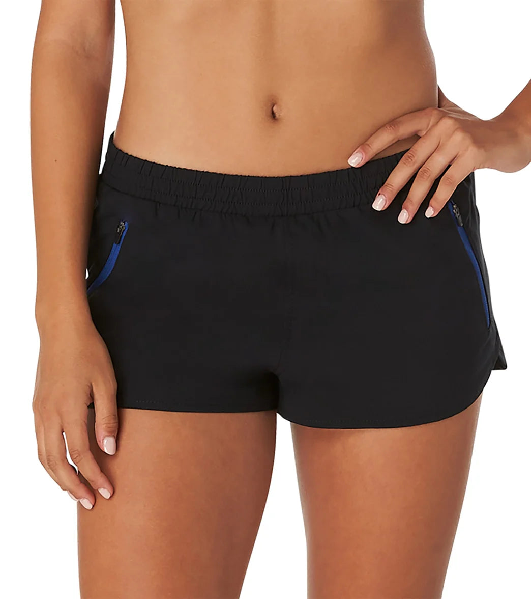 Speedo Women's Color Block Woven Shorts