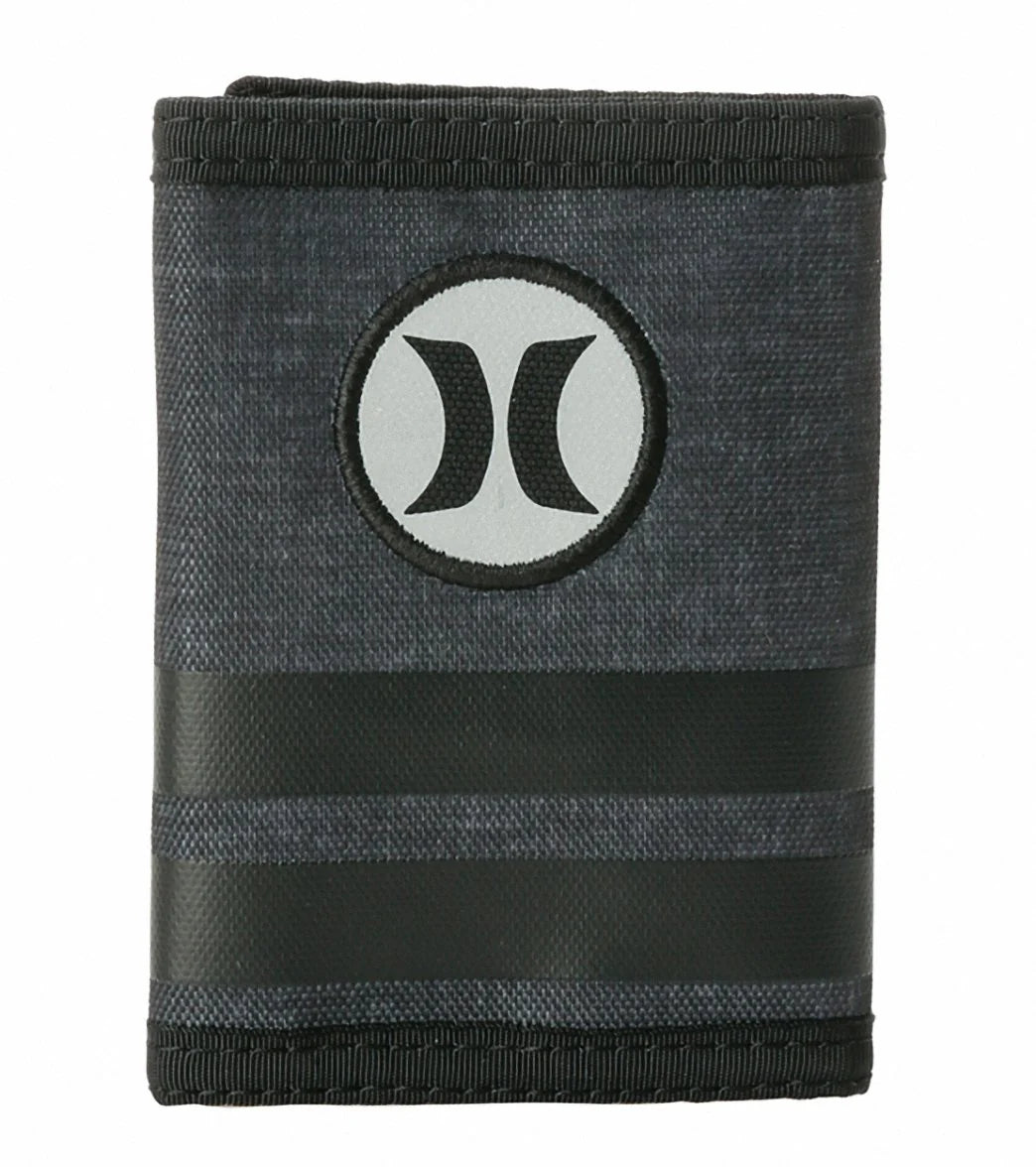 Hurley Men's Block Party Tri-Fold Wallet