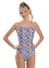 Dolfin Uglies Women's Build Me Up V-2 Back One Piece Swimsuit