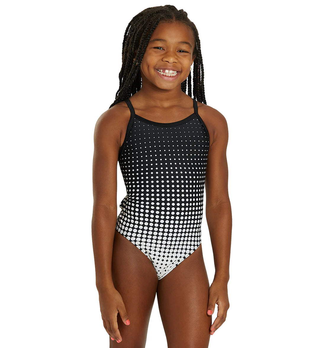 Sporti Molecule Thin Strap One Piece Swimsuit Youth (22-28)