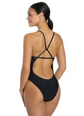 JOLYN Women's Perry Solid One Piece Swimsuit