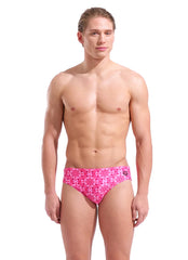 Arena Men's Floral Brief Swimsuit
