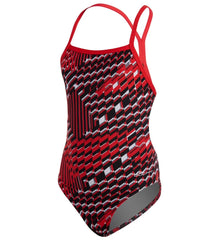 Dolfin Youth Poly Fusion Enzo MT Back One Piece Swimsuit