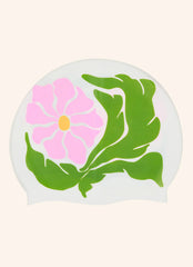 Sporti Vivid Flora Silicone Swim Cap