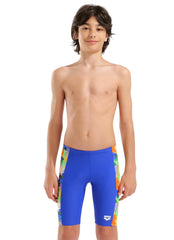 Arena Boys' Sticker Print Jammer Swimsuit (Little Kid, Big Kid)