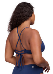 JOLYN Women's Ruth Solid Bikini Top
