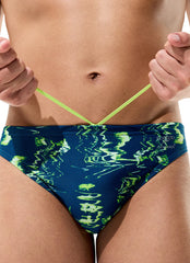 Speedo Men's Printed Brief Swimsuit