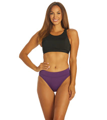 Dolfin Aquashape Women's Solid Moderate Cut Bikini Bottom