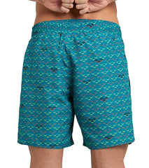 Arena Men's 16" Allover Beach Boxer Swim Trunks