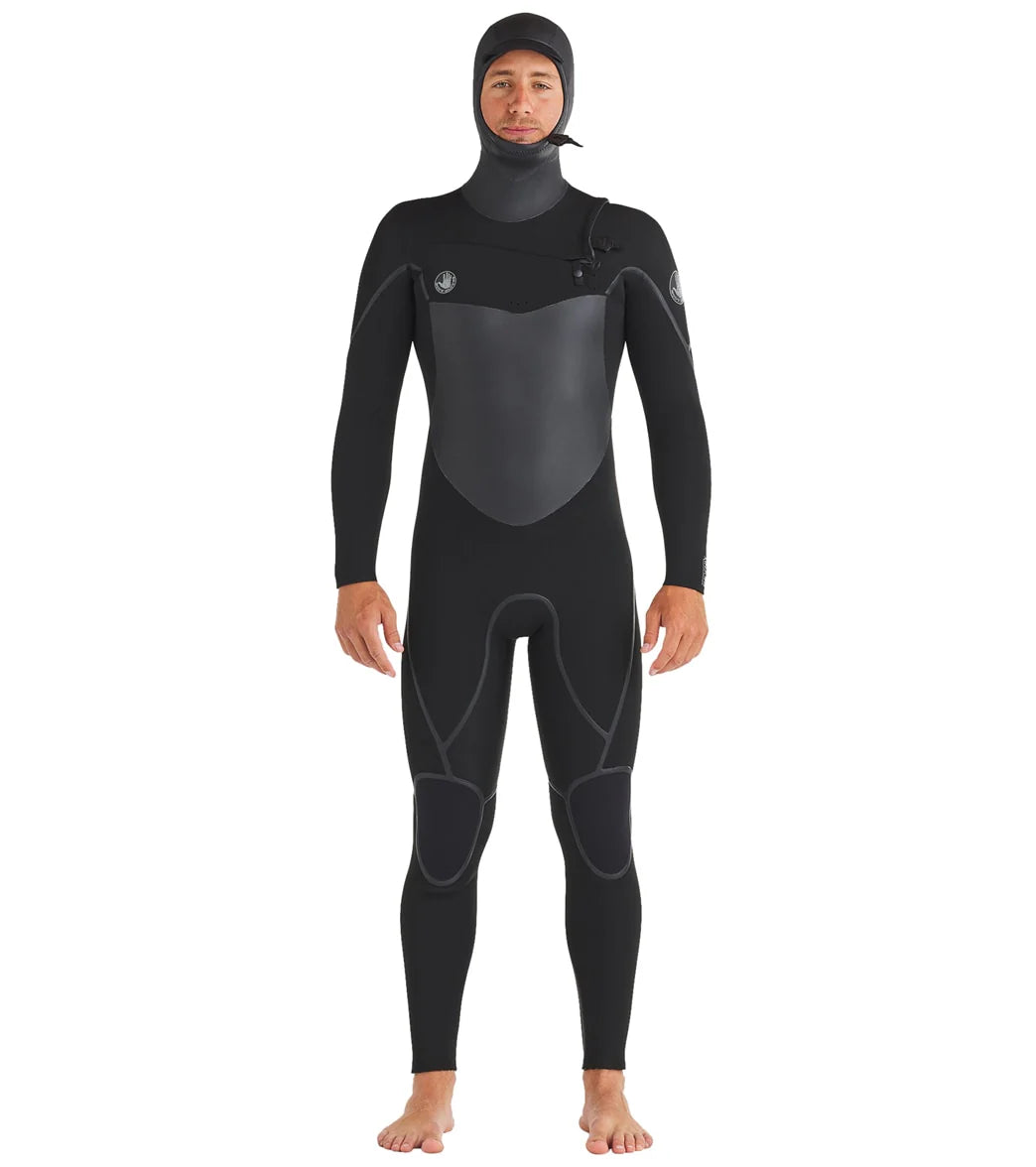 Body Glove Men's Phoenix 5.5/4.5 Hooded Chest Zip Full Wetsuit