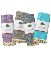 Jade Yoga Recycled Cotton Yoga Blanket