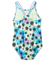 Speedo Girls' Print Strappy One Piece Swimsuit (Big Kid)