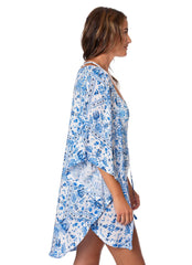 Jantzen Women's Fresh Fusion Madison Handkerchief Kimono Cover Up