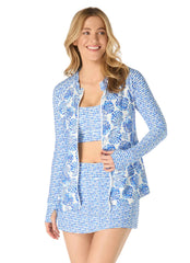 Beach House Women's Shoreline Shells Mary Rash Guard