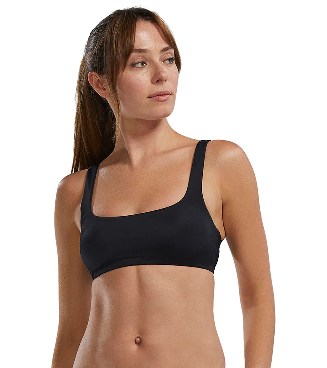 TYR Active Women's Solid Kelly Square Neck Bikini Top