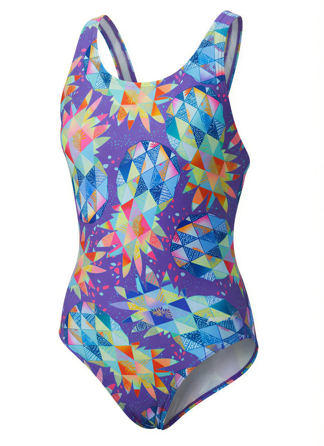 Sporti Aloha Mosaic Wide Strap One Piece Swimsuit (22-44)