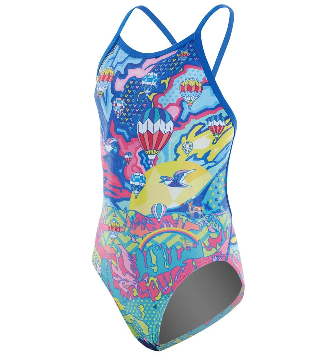 Amanzi Girls' Fly Away One Piece Swimsuit