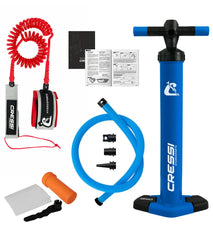 Cressi Set Isup Fury Touring Dc 12’2’' Rosso Inflatable SUP
