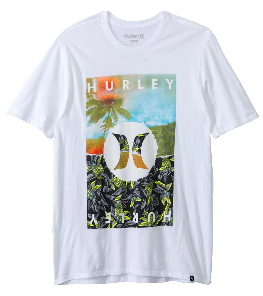 Hurley Men's Torn Short Sleeve Tee