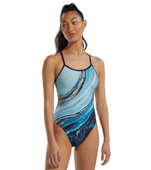 TYR Women's Kyanite Crosscut Tieback One Piece Swimsuit