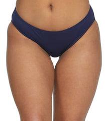 Anne Cole Color Blast Solid Classic Mid-Rise Bikini Bottom