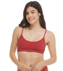 Body Glove Women's Senses Aro Ribbed Bralette Bikini Top