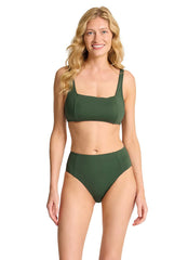 Tommy Bahama Women's Palm Modern Square Neck Bikini Top